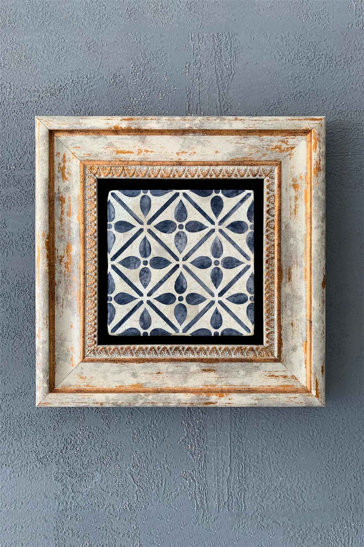 OSCAR STONE DECOR TEKLİ ÇERÇEVELİ DOĞALTAŞ DUVAR DEKORU / CDD1-40-1307 (WALL DECOR)
