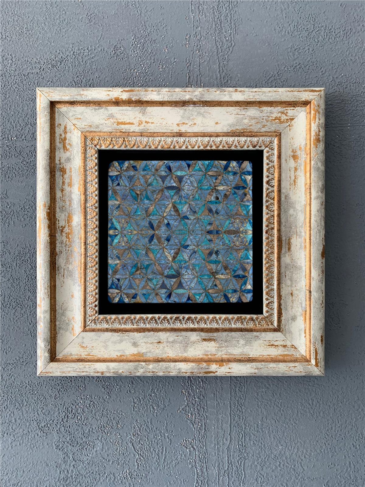 OSCAR STONE DECOR TEKLİ ÇERÇEVELİ DOĞALTAŞ DUVAR DEKORU / CDD-40-547 (WALL DECOR)