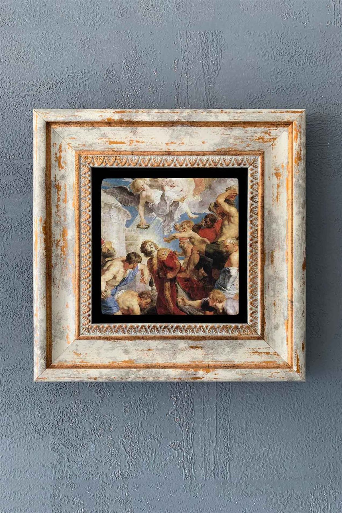 OSCAR STONE DECOR TEKLİ ÇERÇEVELİ DOĞALTAŞ DUVAR DEKORU / CDD1-40-1313 (WALL DECOR)