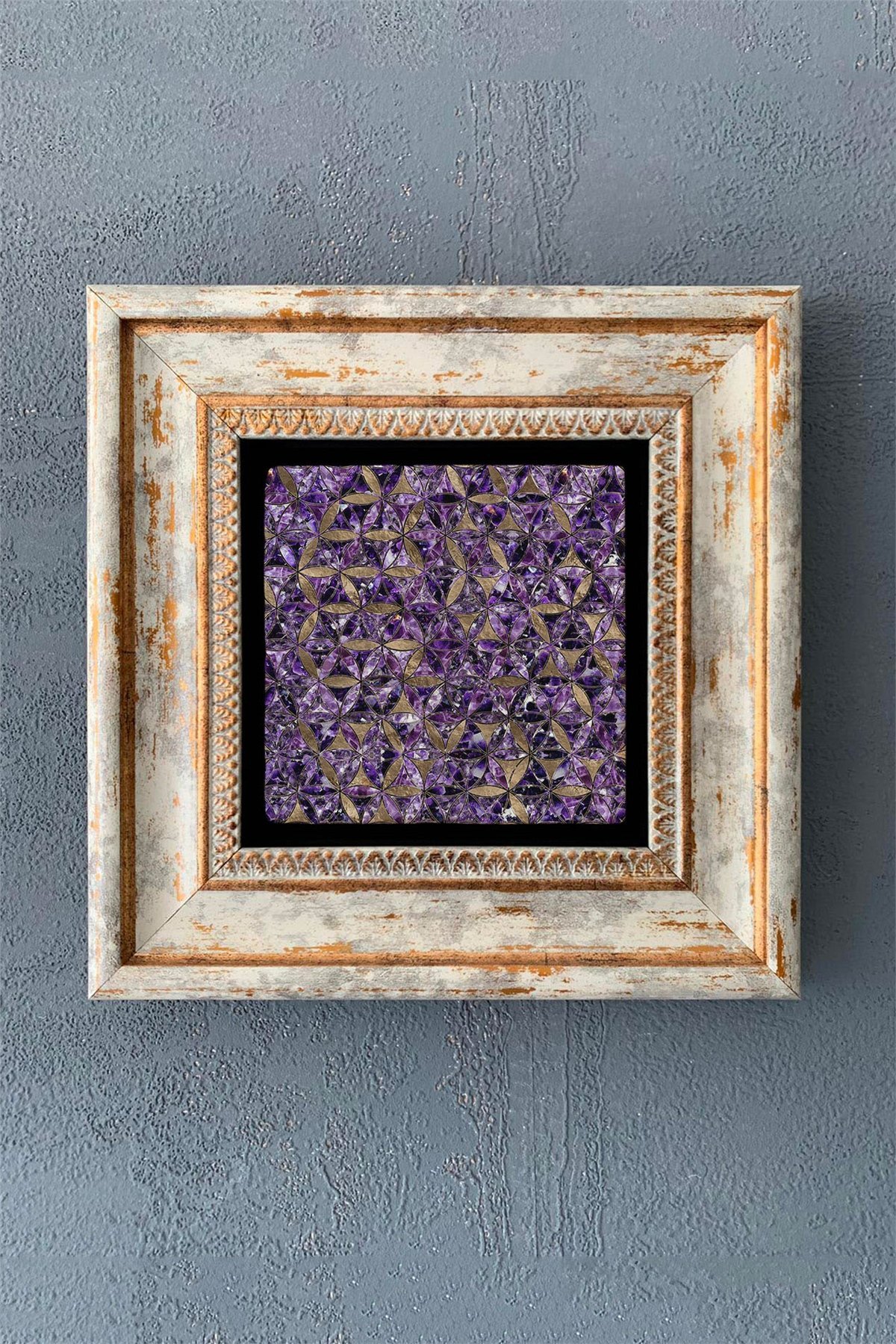 OSCAR STONE DECOR TEKLİ ÇERÇEVELİ DOĞALTAŞ DUVAR DEKORU / CDD1-40-1188 (WALL DECOR)