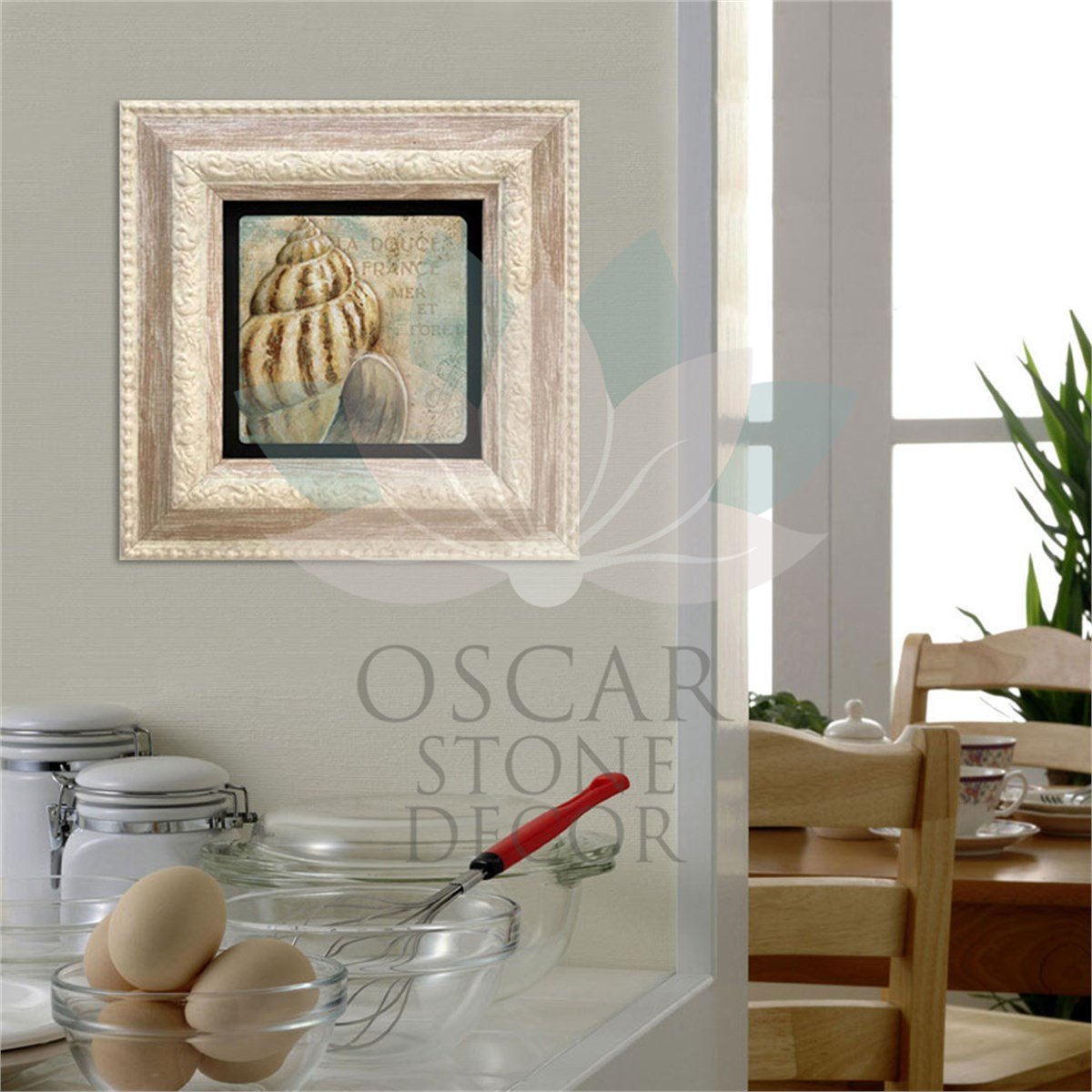 OSCAR STONE DECOR TEKLİ ÇERÇEVELİ DOĞALTAŞ DUVAR DEKORU / CDD-20-027 (WALL DECOR)