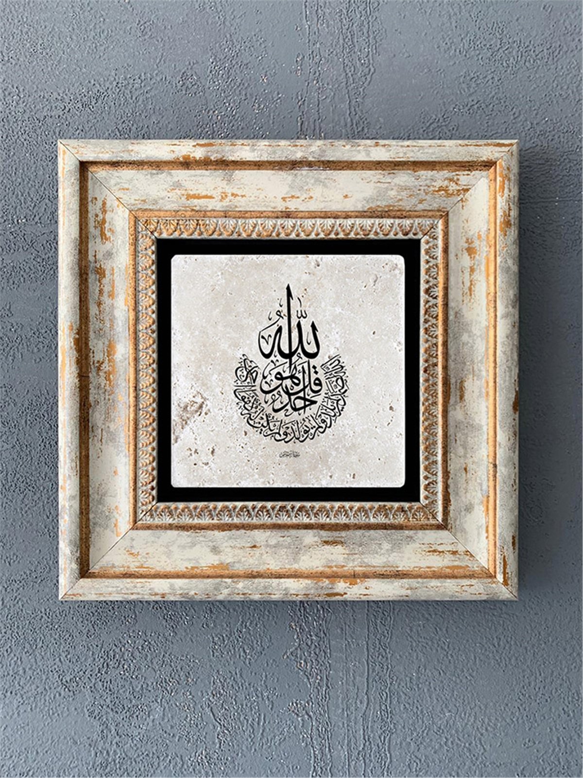 OSCAR STONE DECOR TEKLİ ÇERÇEVELİ DOĞALTAŞ DUVAR DEKORU / CDD1-40-458 (WALL DECOR)