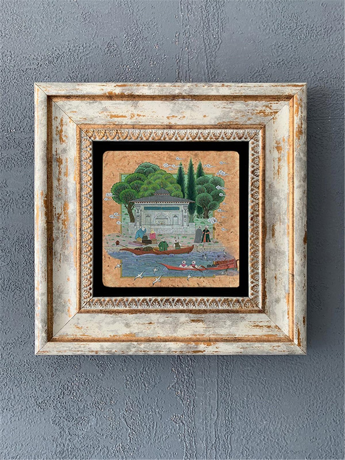 OSCAR STONE DECOR TEKLİ ÇERÇEVELİ DOĞALTAŞ DUVAR DEKORU / CDD1-40-033 (WALL DECOR)