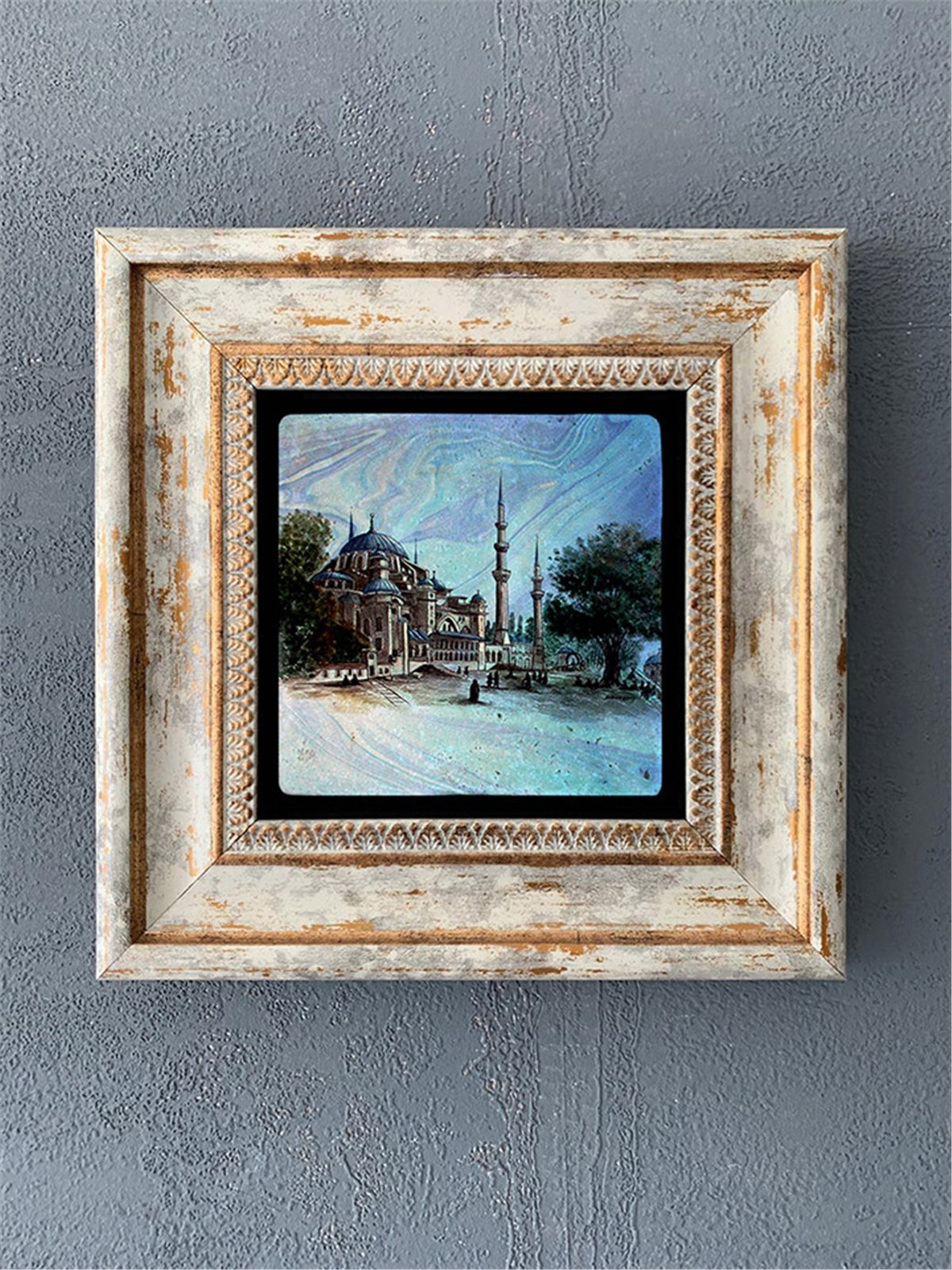 OSCAR STONE DECOR TEKLİ ÇERÇEVELİ DOĞALTAŞ DUVAR DEKORU / CDD1-40-030 (WALL DECOR)