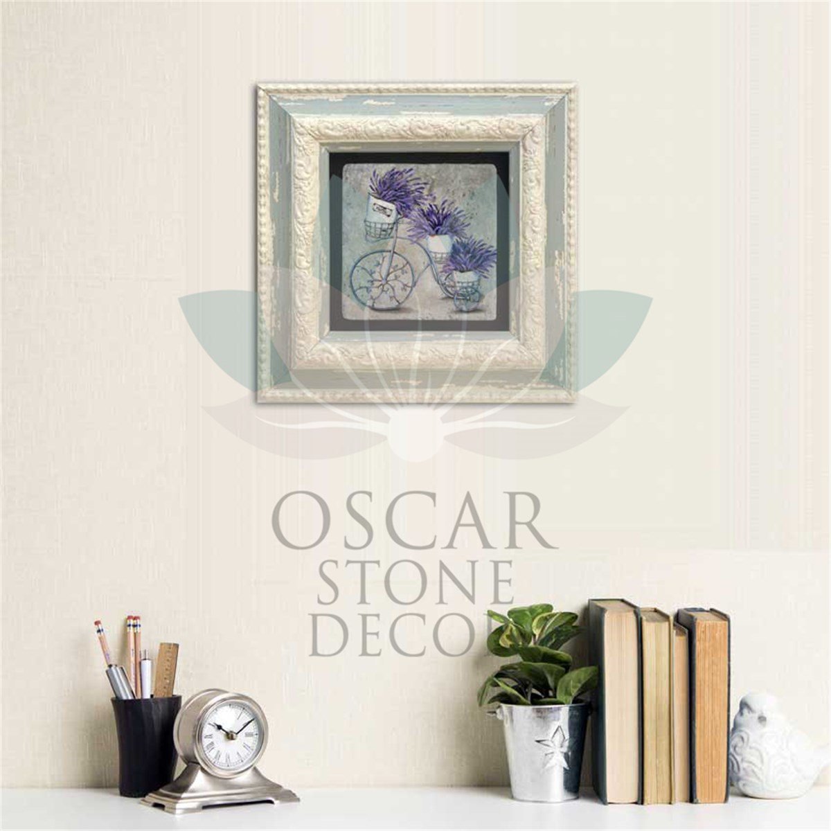 OSCAR STONE DECOR TEKLİ ÇERÇEVELİ DOĞALTAŞ DUVAR DEKORU / CDD-10-067 (WALL DECOR)