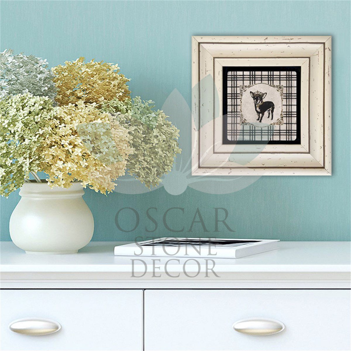 OSCAR STONE DECOR TEKLİ ÇERÇEVELİ DOĞALTAŞ DUVAR DEKORU / CDD-30-090 (WALL DECOR)