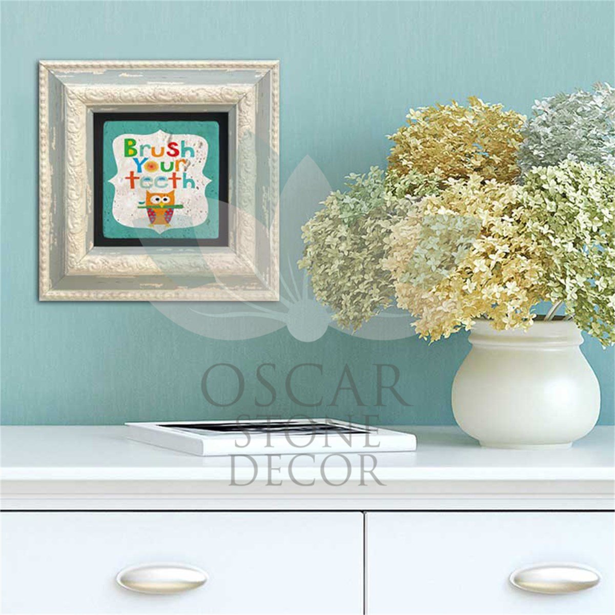 OSCAR STONE DECOR TEKLİ ÇERÇEVELİ DOĞALTAŞ DUVAR DEKORU / CDD-10-050 (WALL DECOR)