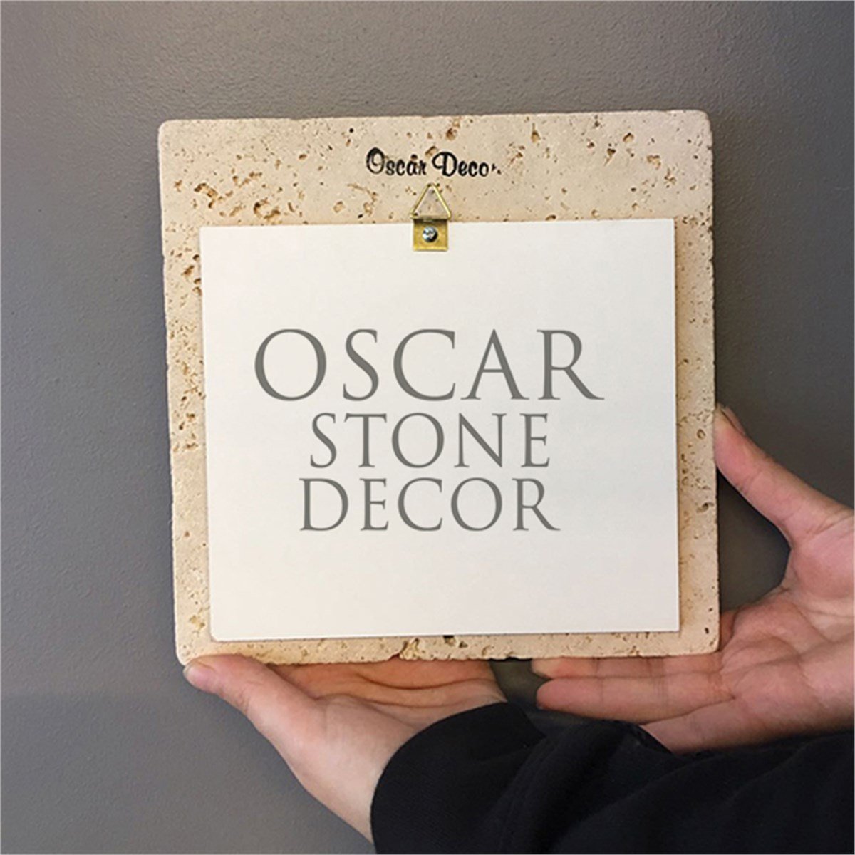 OSCAR STONE DECOR TURUNCU KELEBEK DOĞALTAŞ DUVAR DEKORU / DD161 (WALL DECOR)
