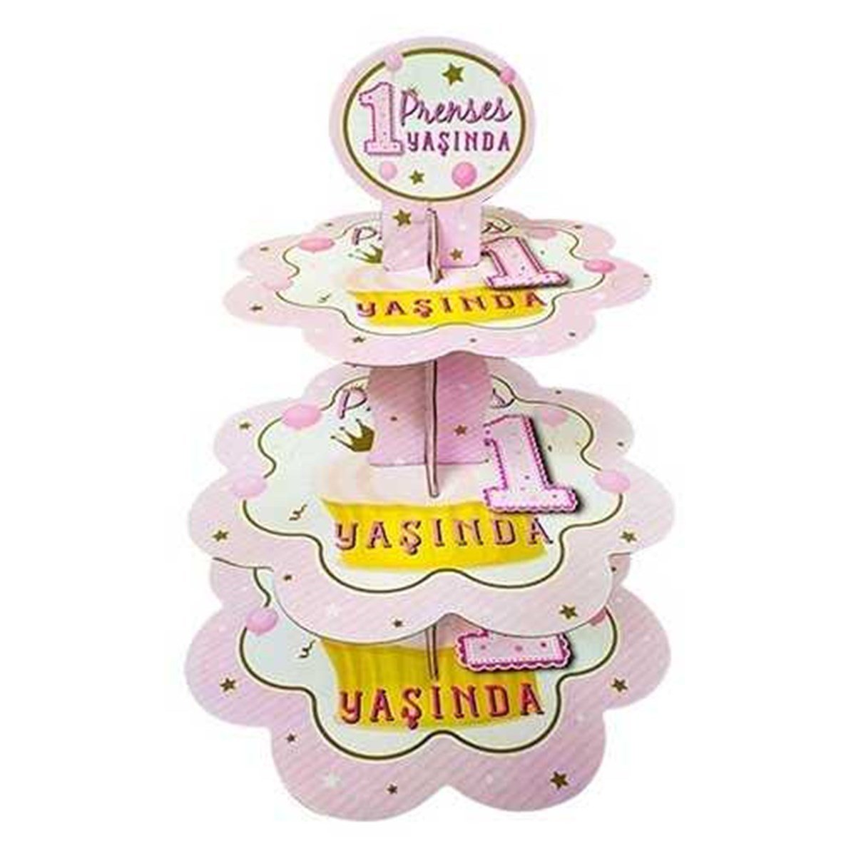 KBK Market 1 Yaş Kız Cupcake Standı