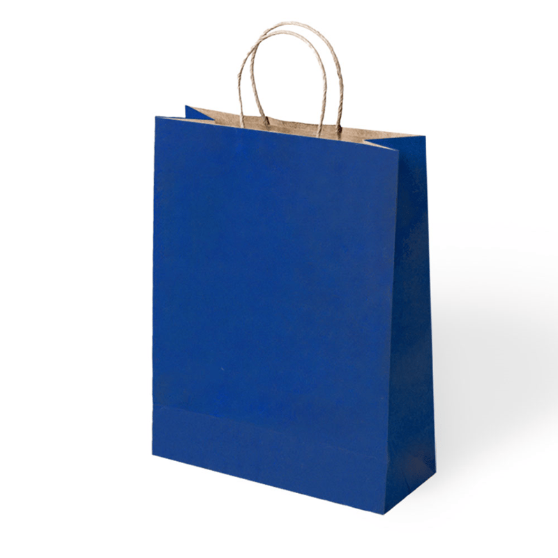 KBK Market 31x12x41 Büküm Saplı Karton Poşet 12 Adet-Hediye Çantası