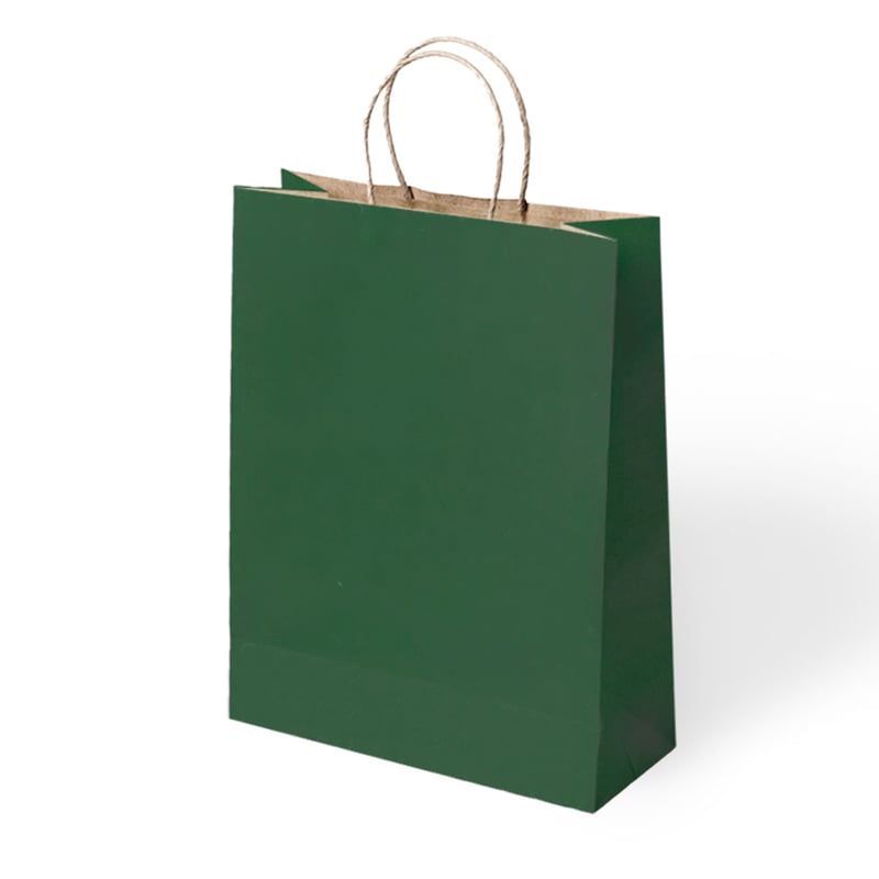 KBK Market 31x12x41 Büküm Saplı Karton Poşet 12 Adet-Hediye Çantası