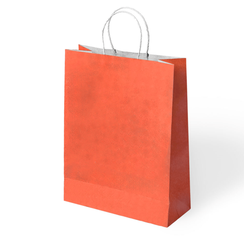 KBK Market 31x12x41 Büküm Saplı Karton Poşet 12 Adet-Hediye Çantası