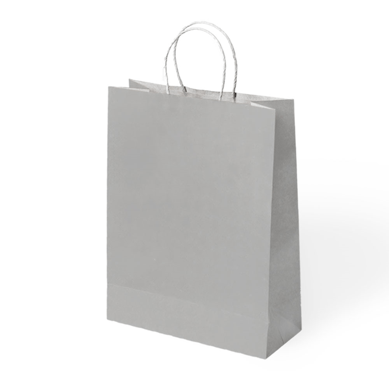 KBK Market 31x12x41 Büküm Saplı Karton Poşet 12 Adet-Hediye Çantası