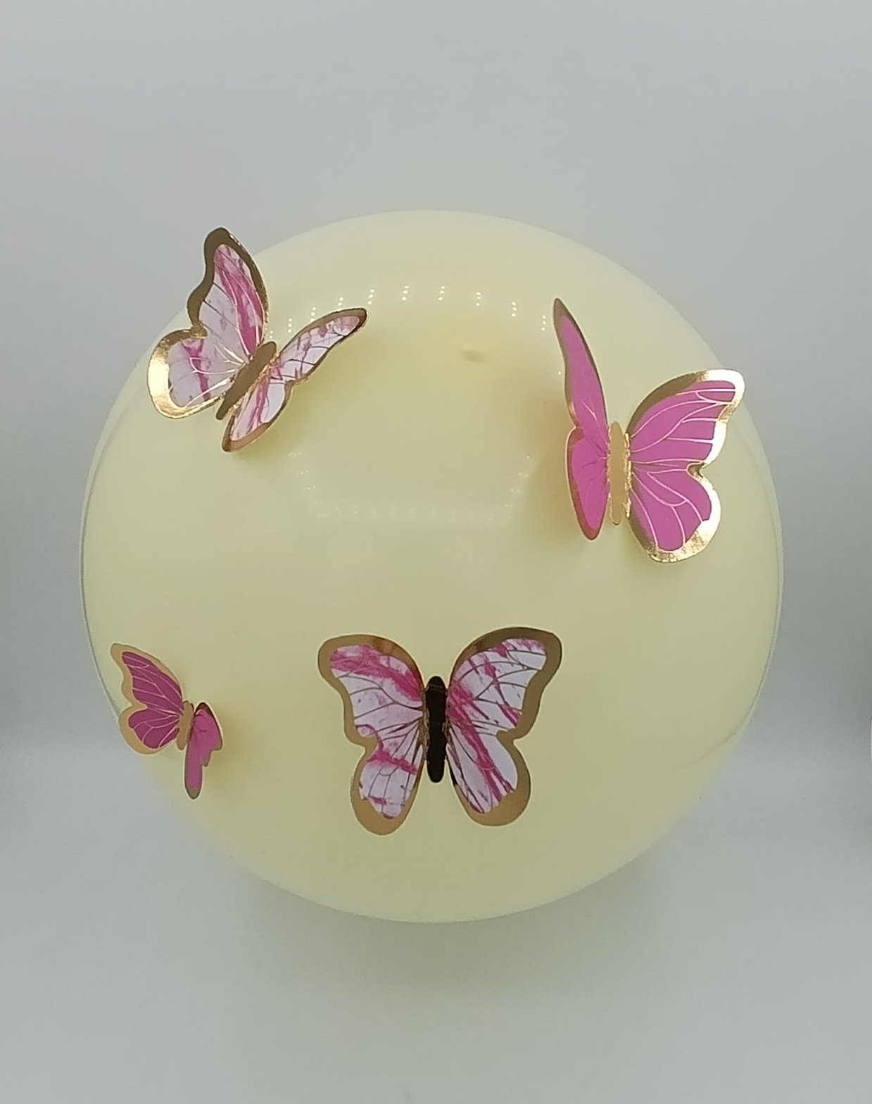 KBK Market 3D Kelebek Figürü Pembe 21'li