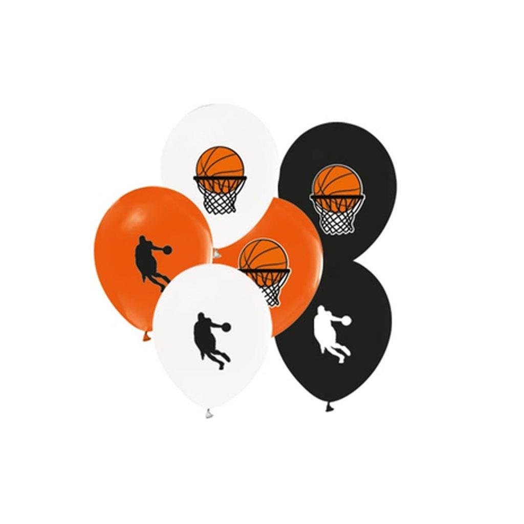 Kbk Market Basketbol Temalı Lateks Balon 25 Adet 