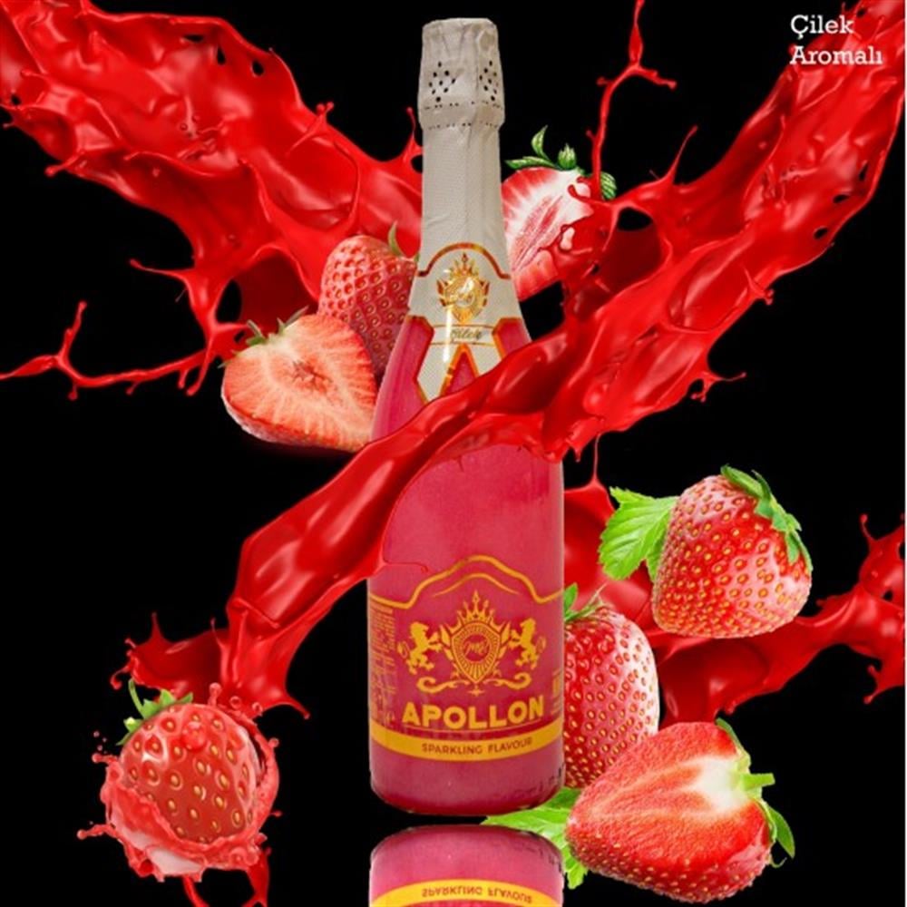 KBK Market Çilek Aromalı Alkolsüz Şampanya