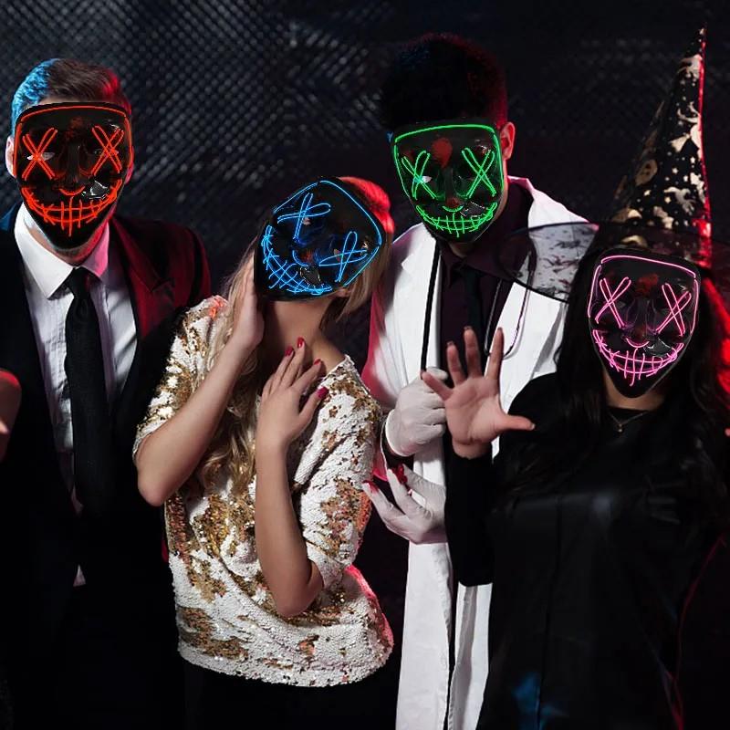 KBK Market Halloween Işıklı Maske