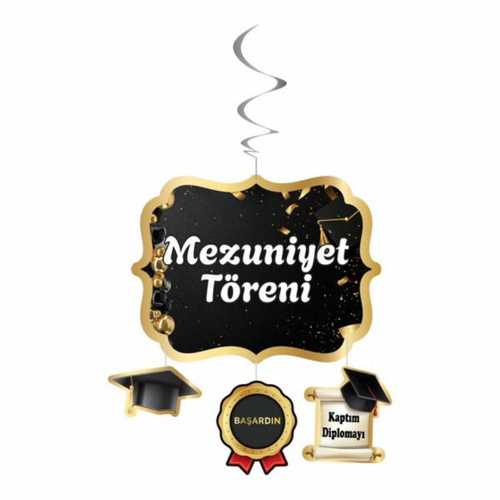 KBK Market  Mezuniyet Asmalı Tavan Süs