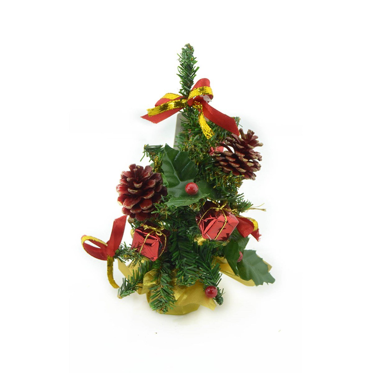 KBK Market Yılbaşı Süslü Mini Yapay Çam Ağacı 20 Cm