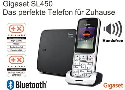 Gigaset SL450 Bluetooth Telsiz Telefon Germany