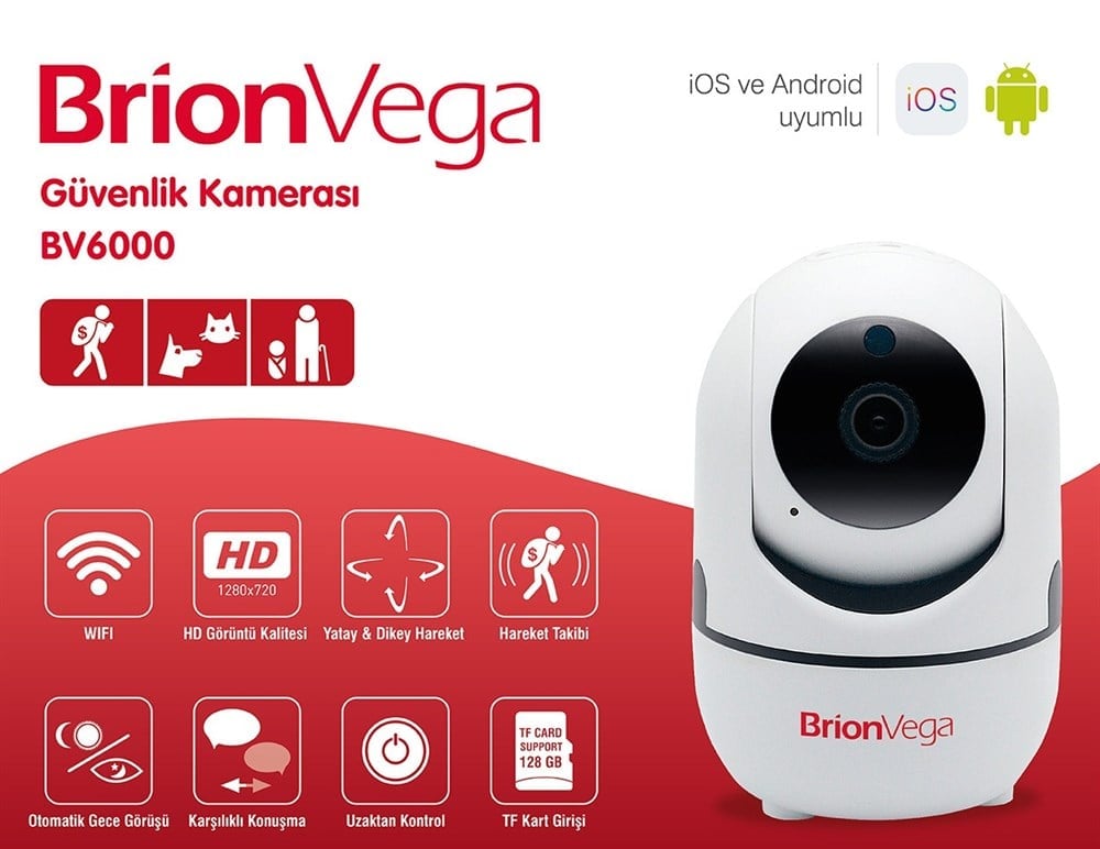 Brion Vega BV6000 Dijital Güvenlik Kamerası