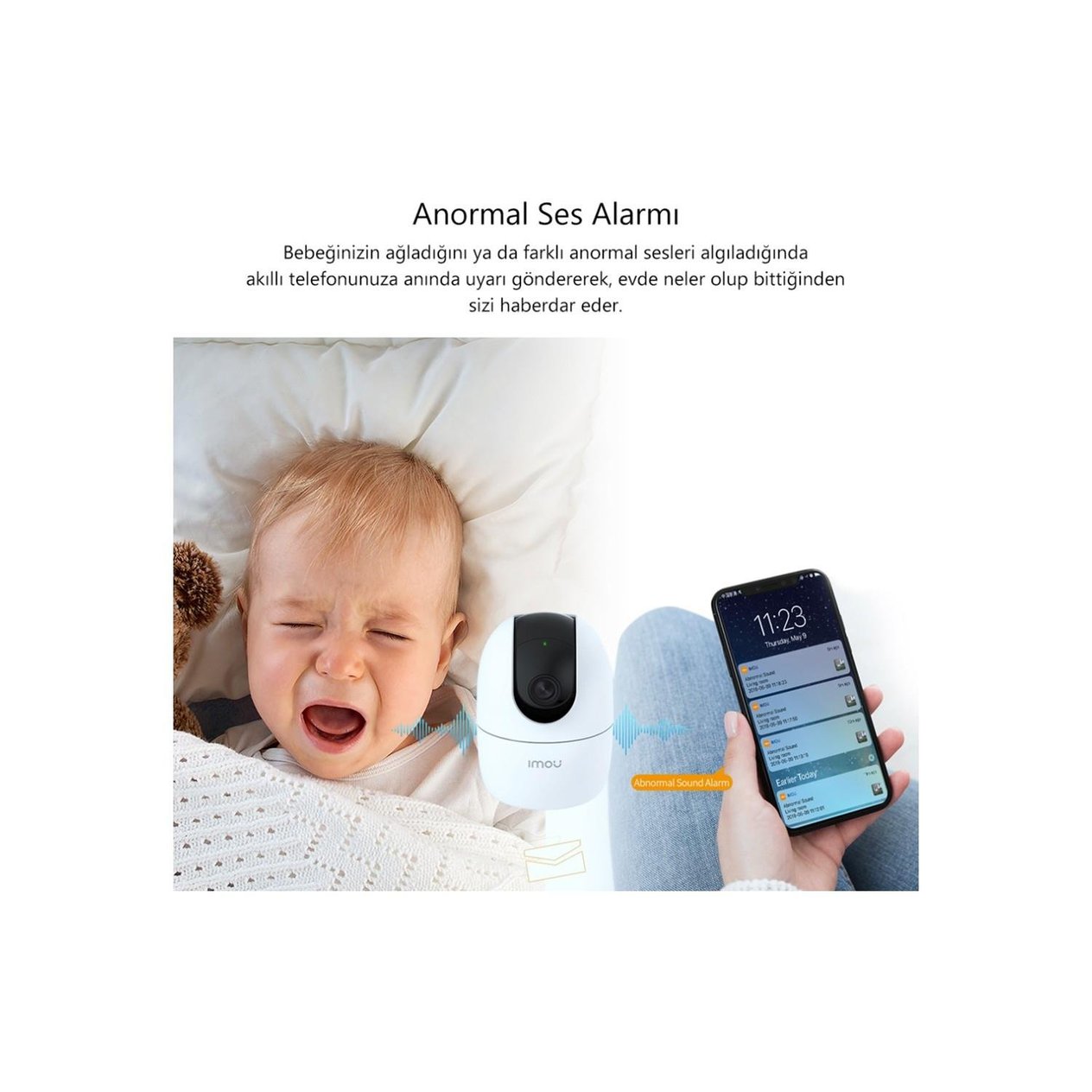 Imou Ranger 2-H IPC-A22EP-H-Black 2 MP 3.6 mm IP PT Güvenlik Kamerası