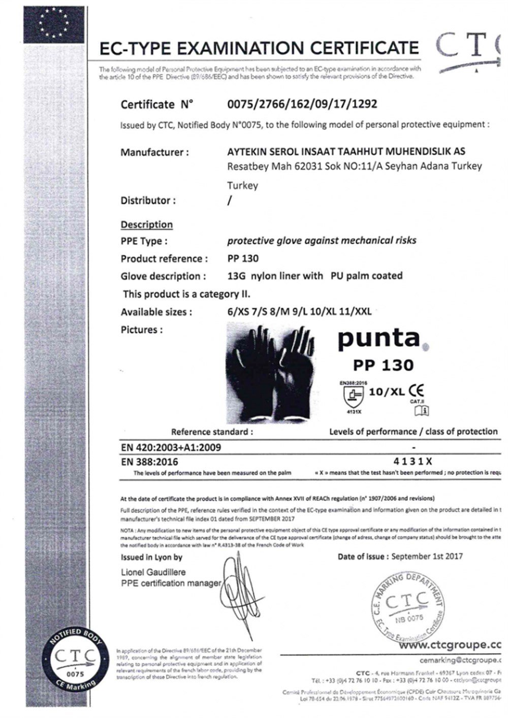 PUNTA PP 130 PU ELVİDEN