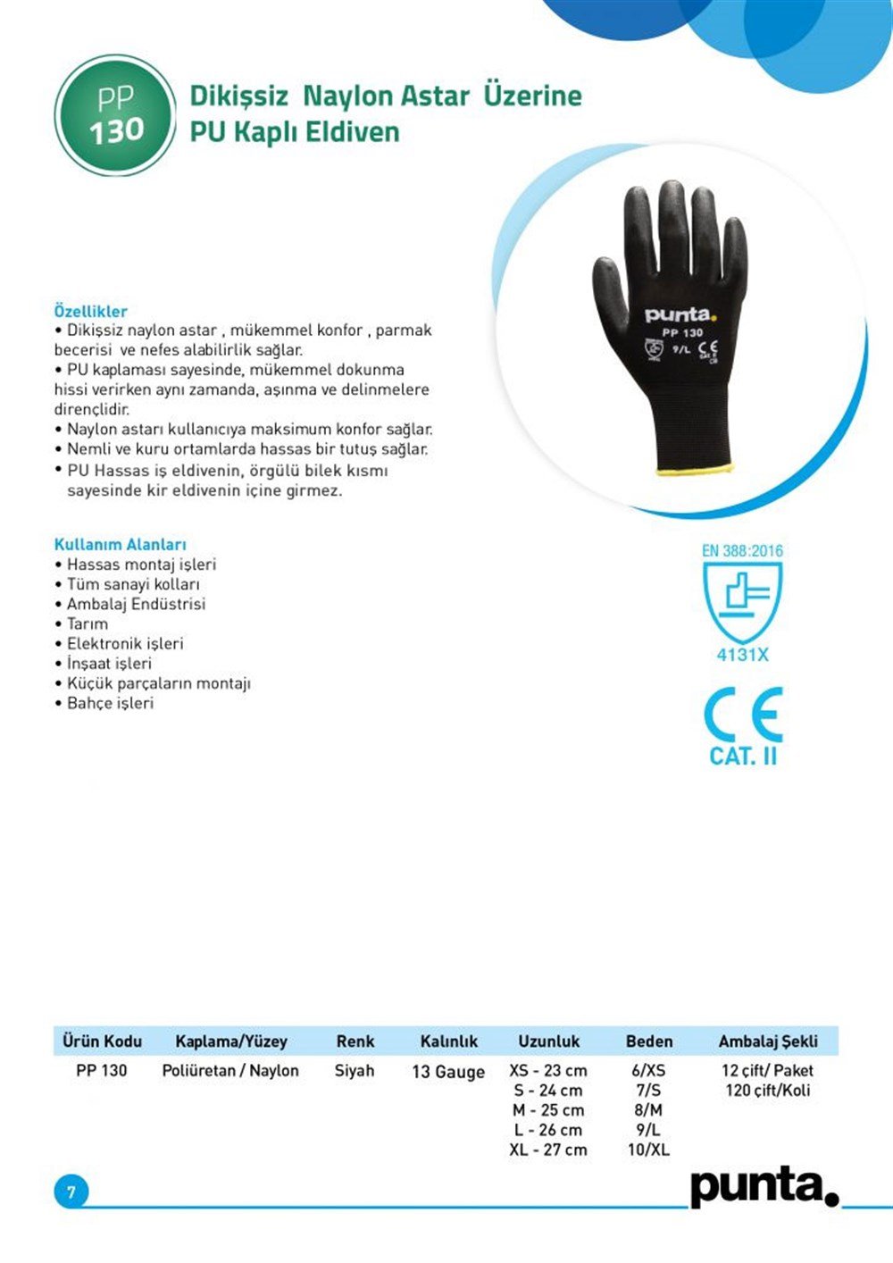 PUNTA PP 130 PU ELVİDEN