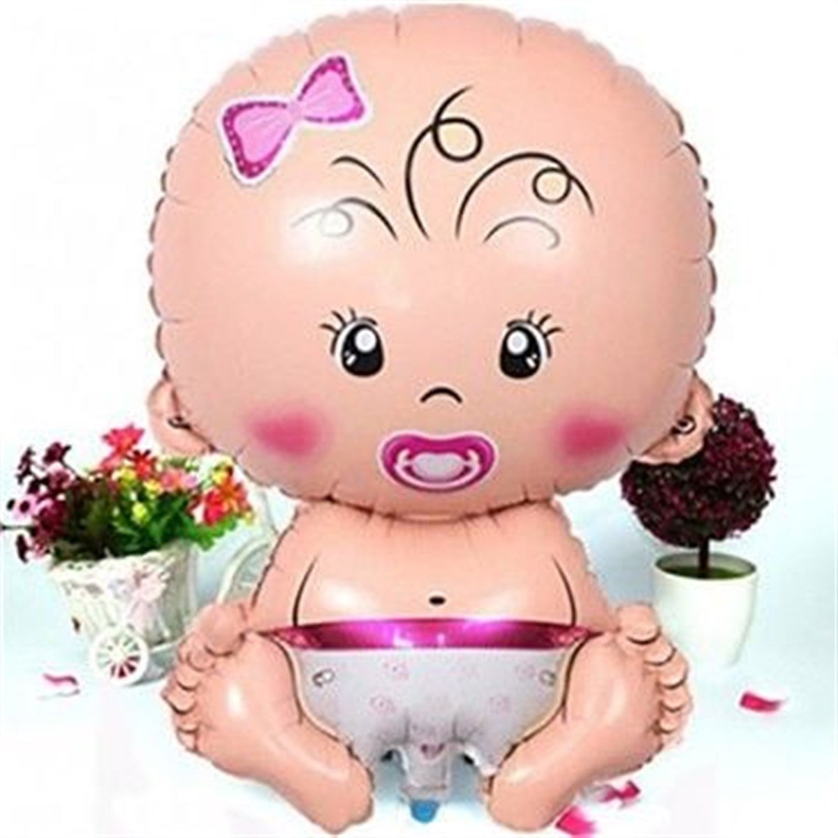 Bebek Temalı Folyo Balon Mavi 75  cm