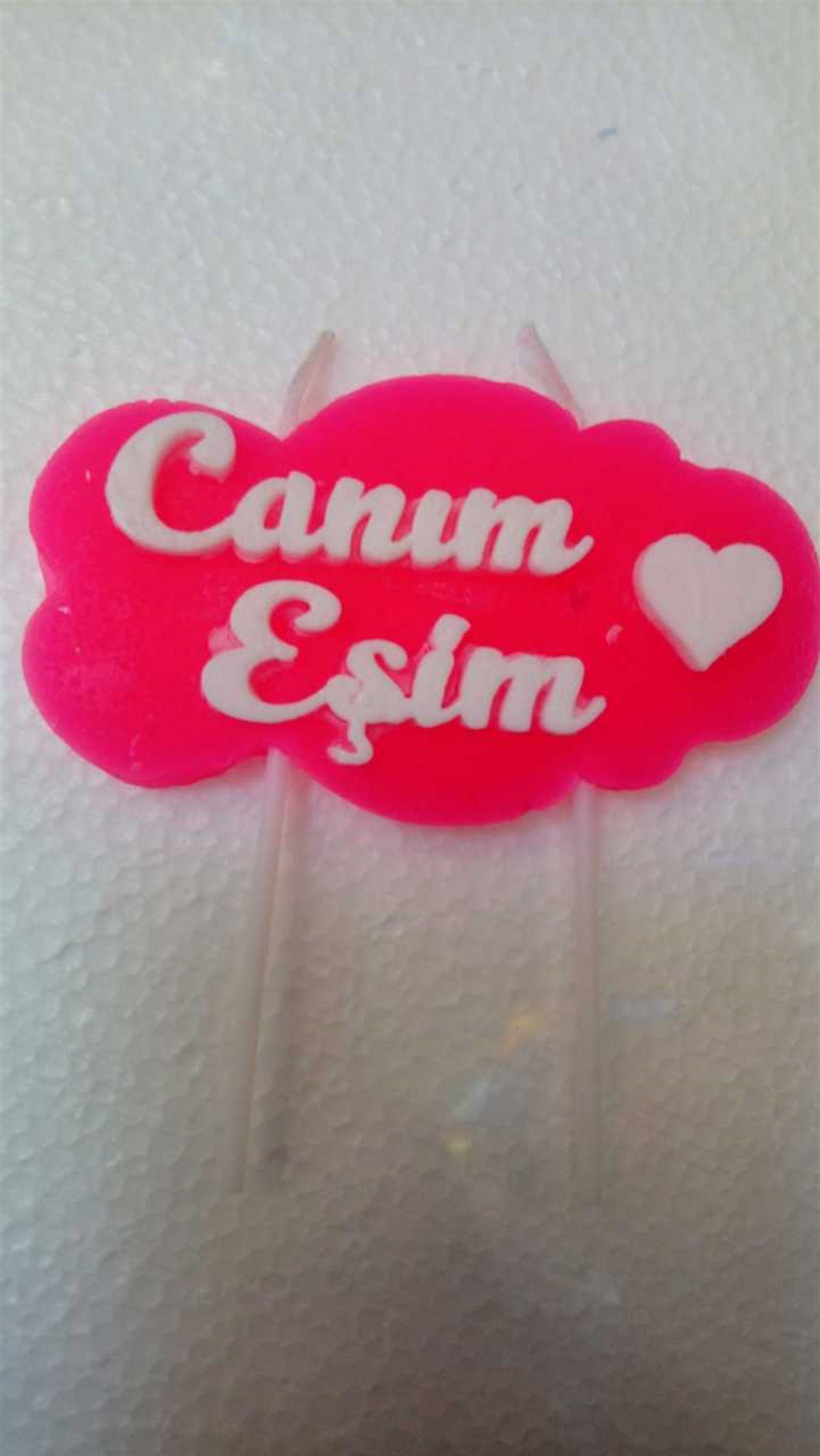 Canım Eşim  Mum