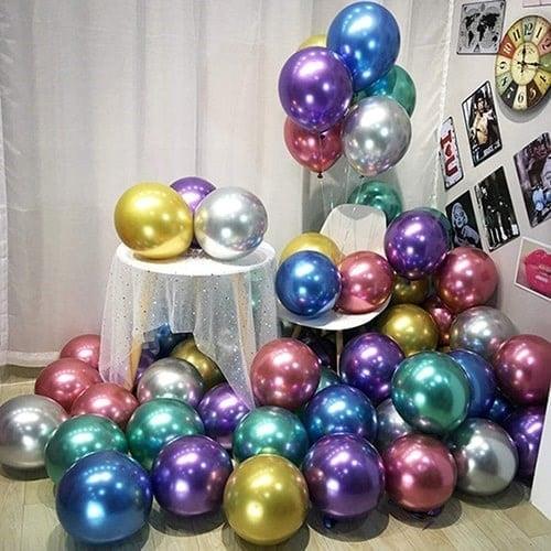 Karışık Krom Zincir Balon Seti 5 Metre