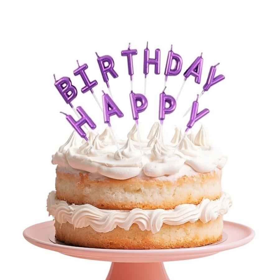 Mum Happy Birthday Mor 13 Parça