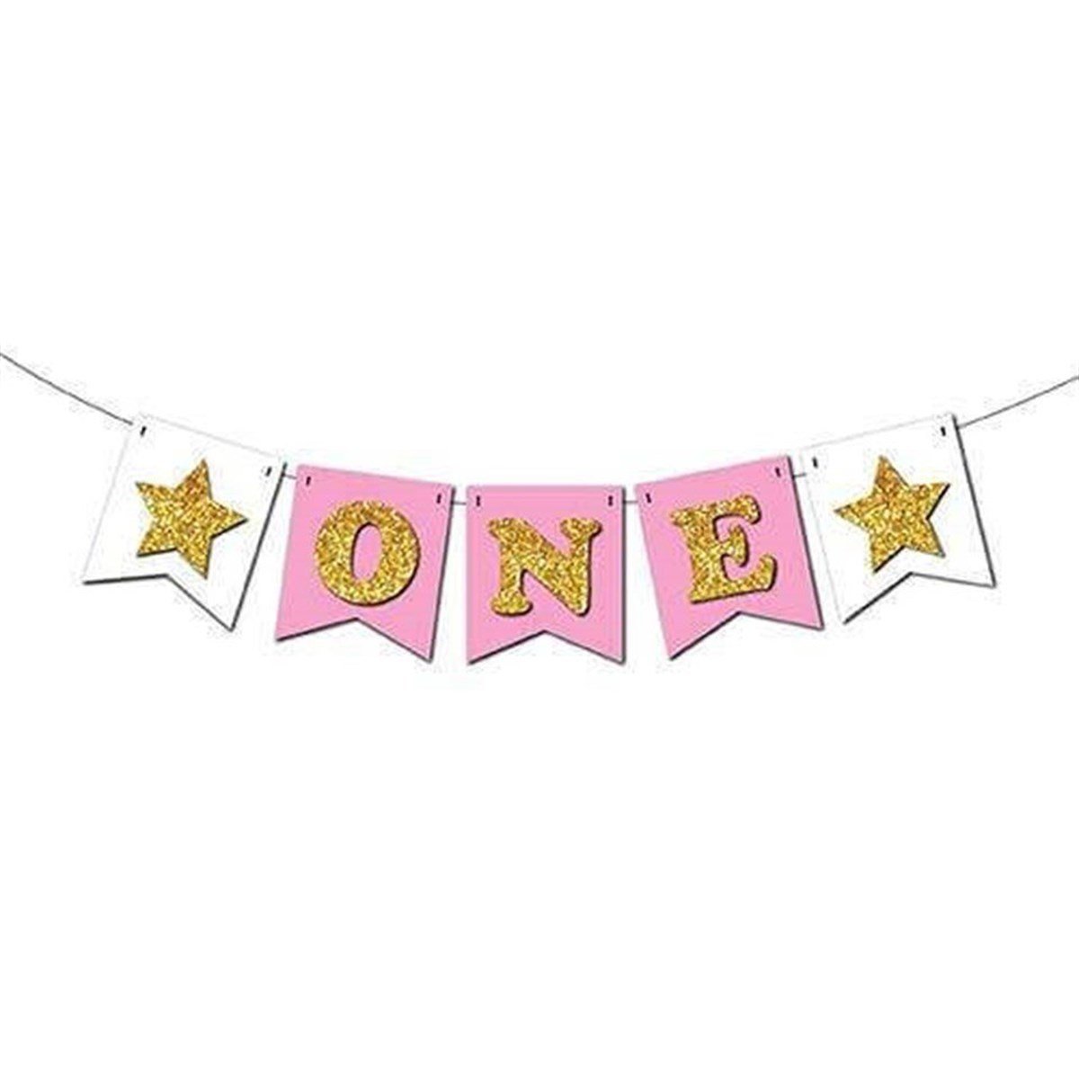 One Strafor Yazı Pembe Altın