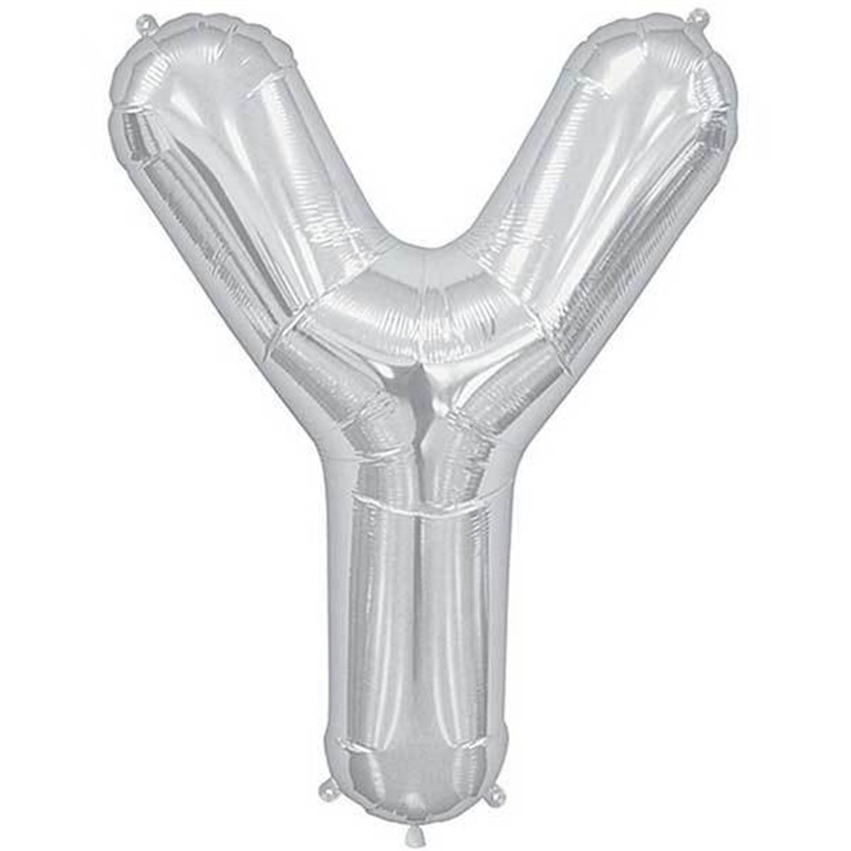 Y Harf Folyo Gümüş Balon Küçük 35 Cm