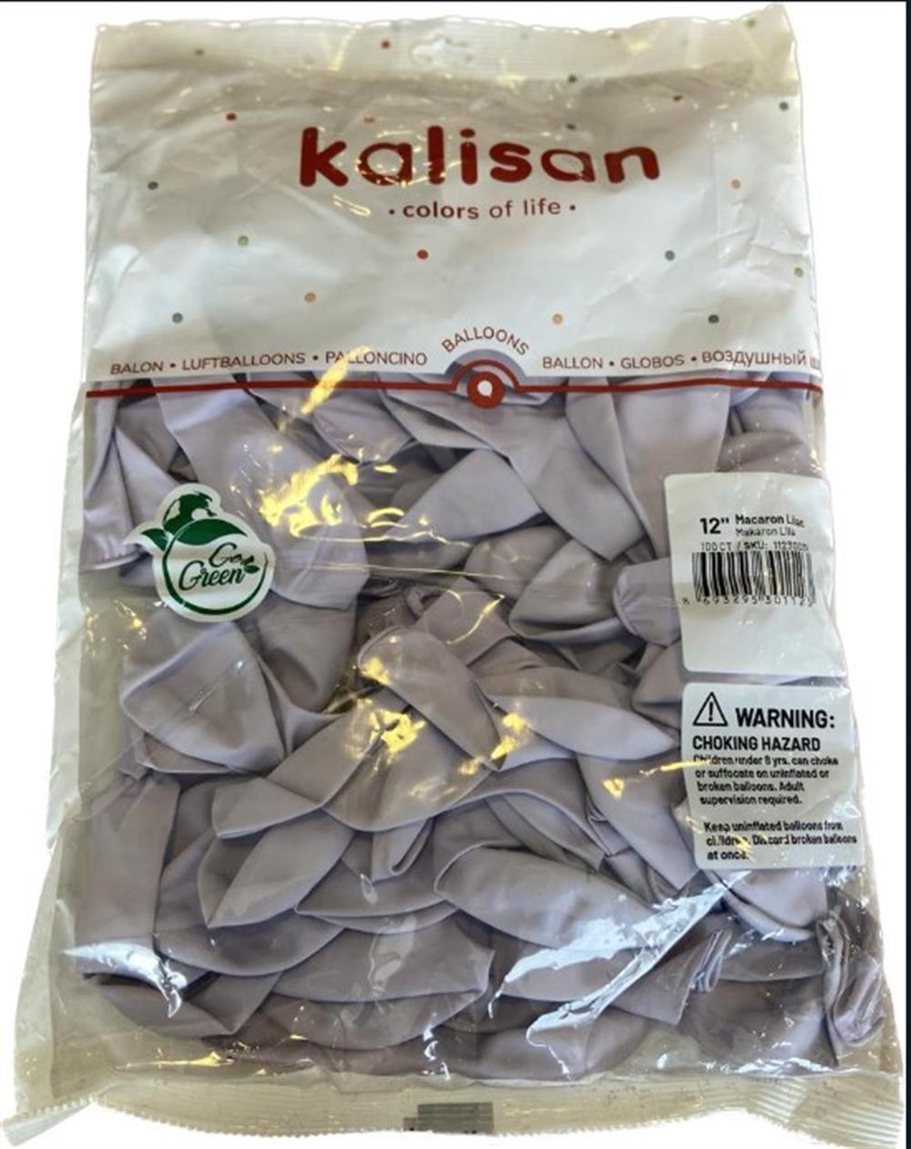 12 inç Makaron Balon Lila