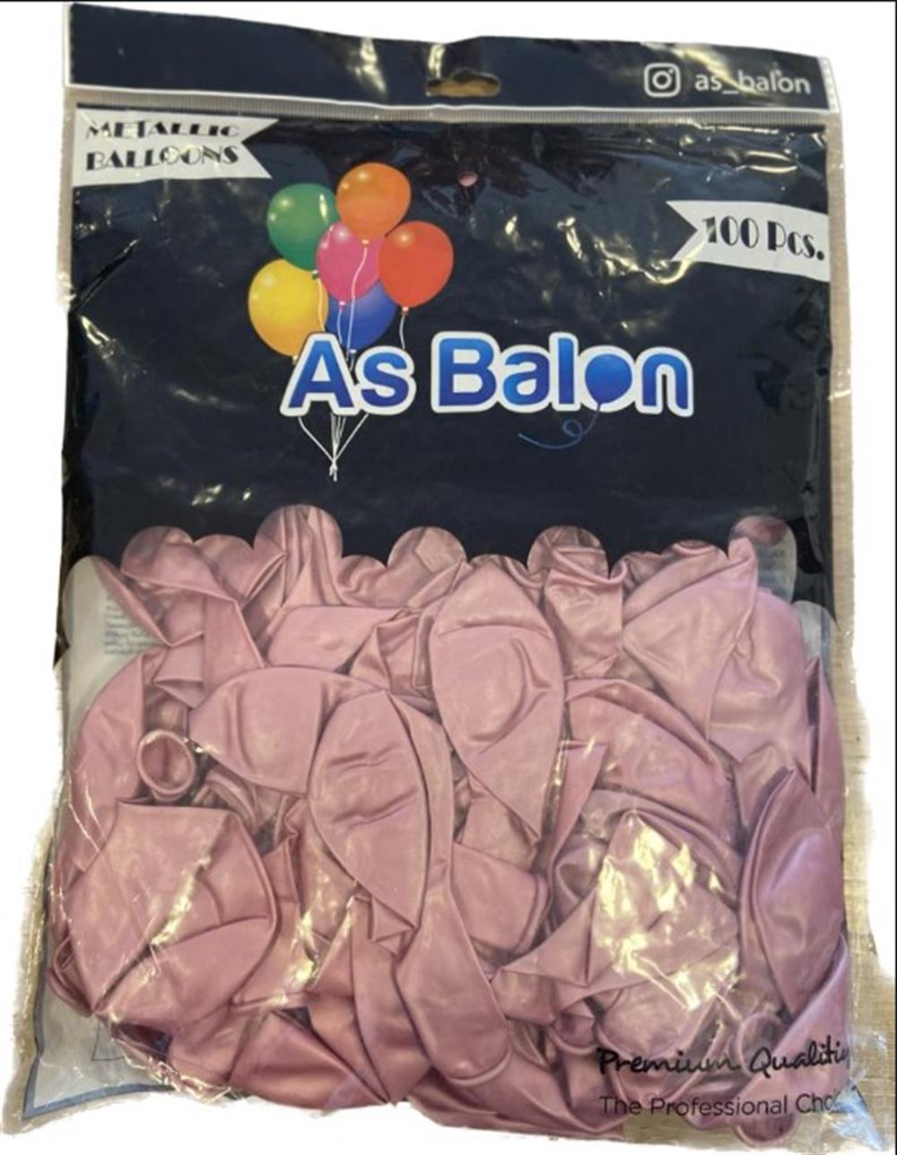 12 İnç Metalik Balon Pempe