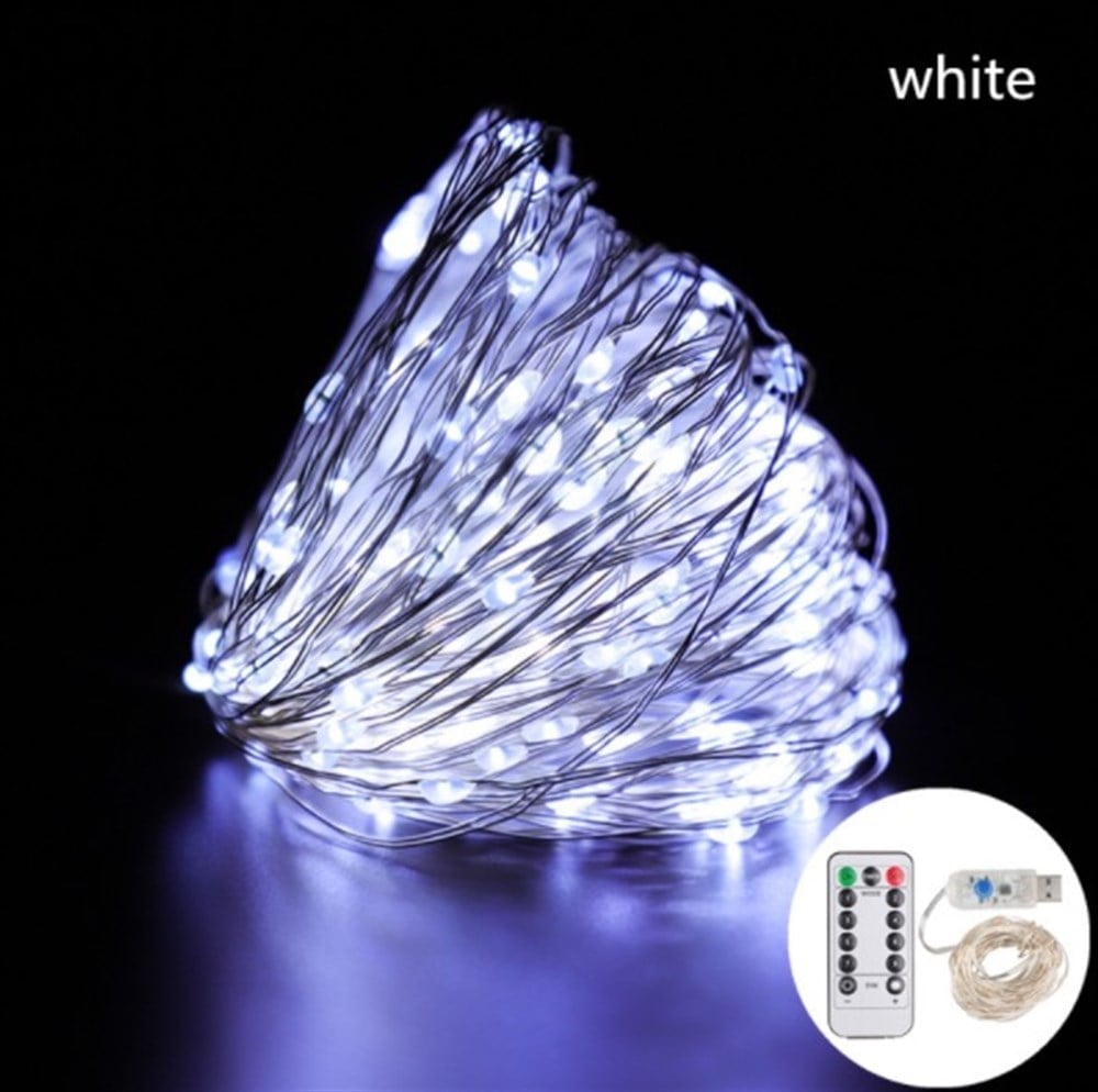 8 MODLU USB Lİ KUMANDALI 5 M PERİ LED BEYAZ