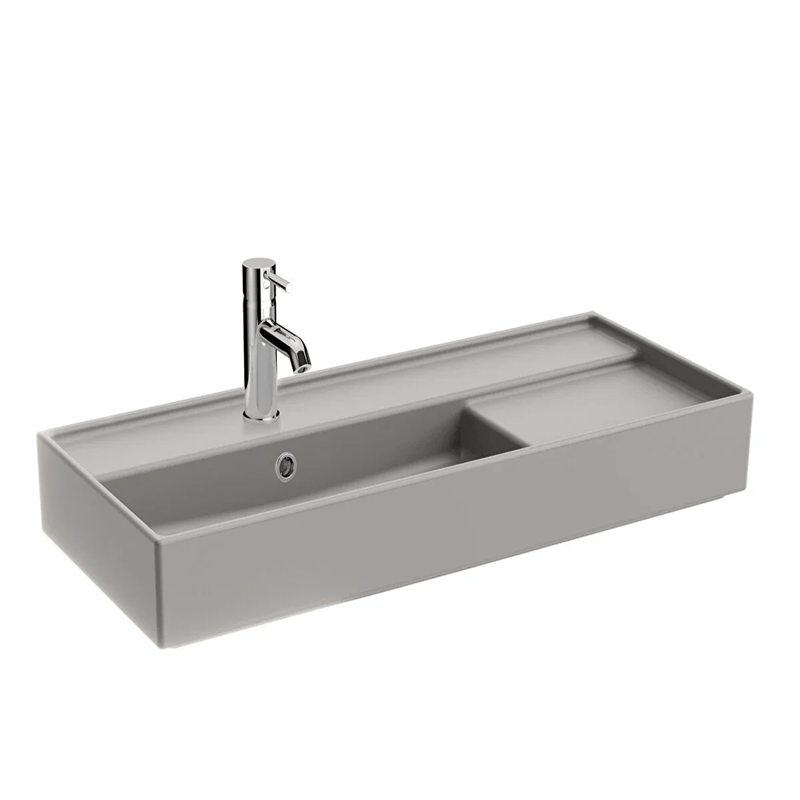 VitrA ArchiPlan Dar Lavabo Mat Taş Gri, 90 cm 7402B076-0001