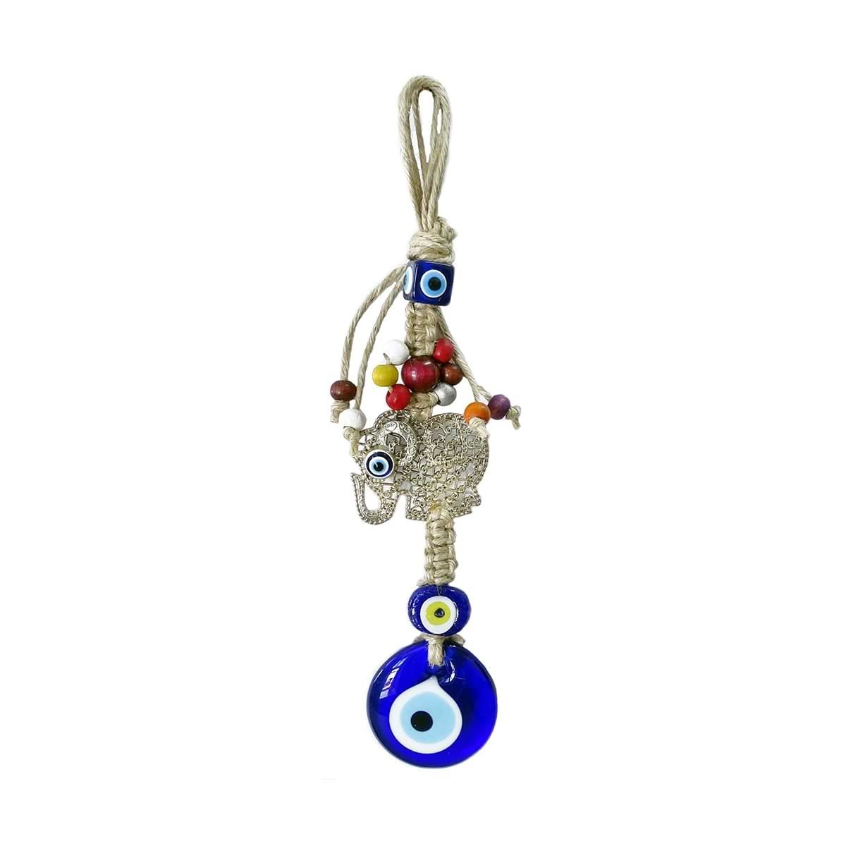 Handmade Wall Decoration with Metal Figure