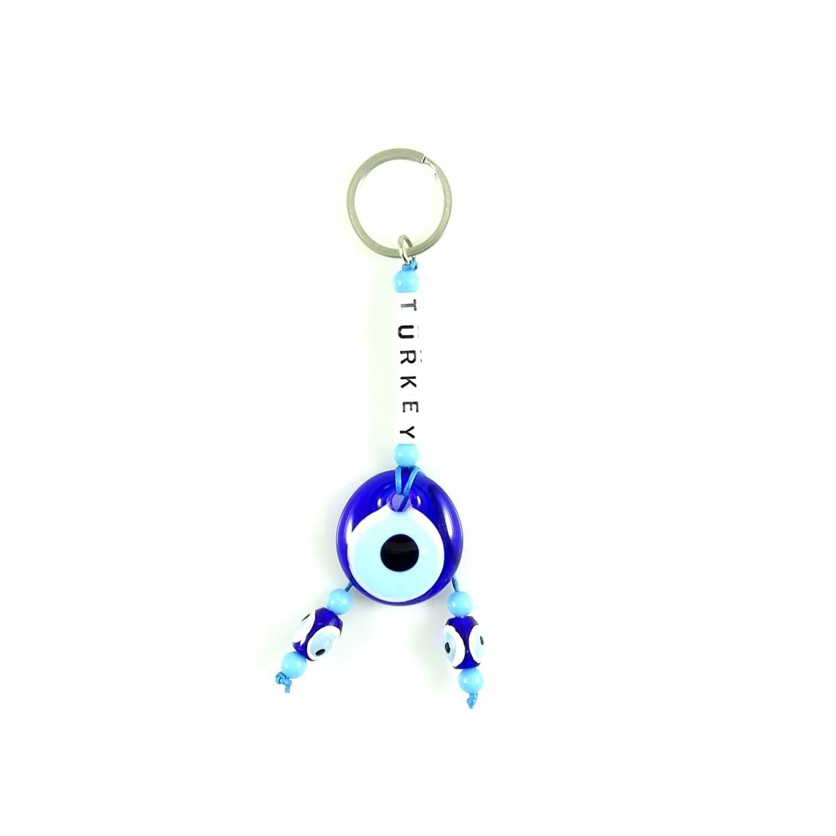 Istanbul and Turkey Evil Eye Keychain
