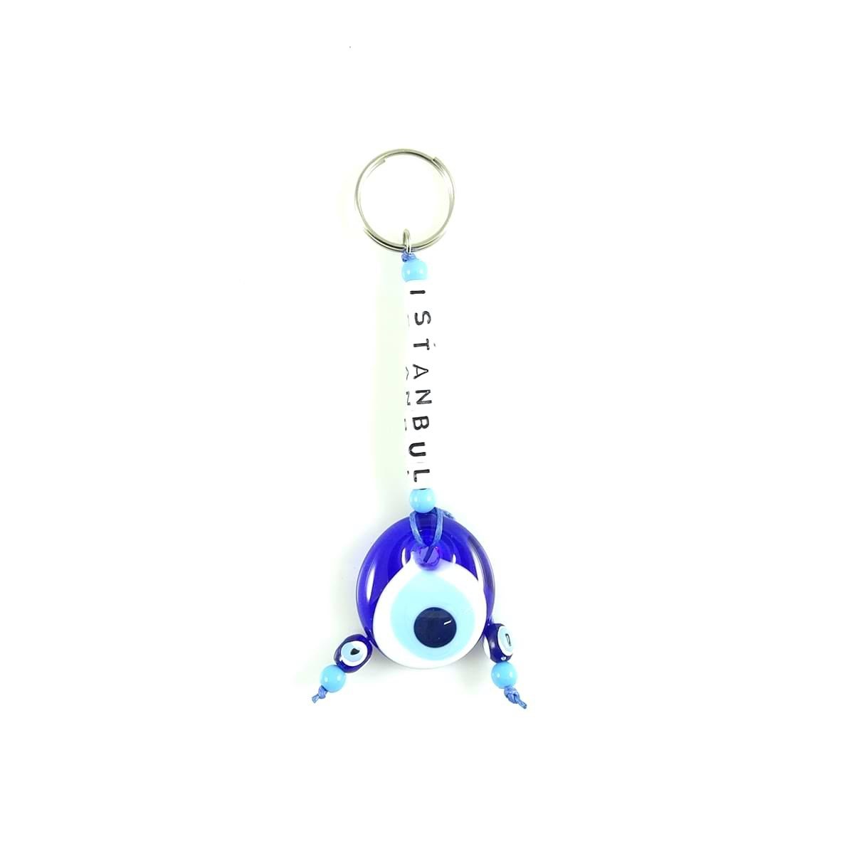 Istanbul and Turkey Evil Eye Keychain