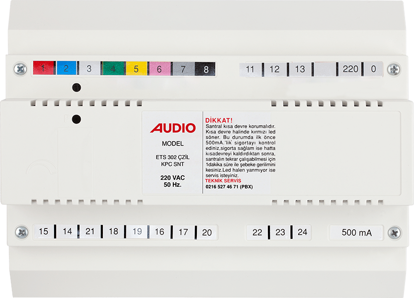 AudioAudio 002336 ETS 302 Kapıcılı, Çift Zilli Santral
