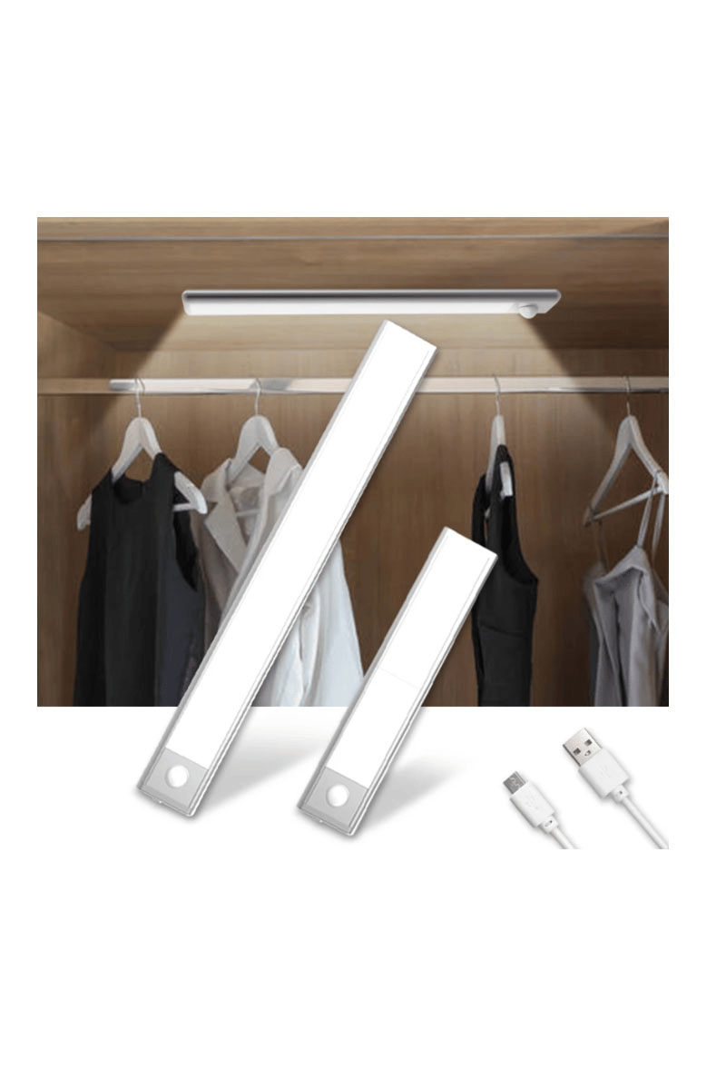 CataCata CT-2464 10w Bella Slim Cabinet Şarjlı Sensörlü Led Yatay Bant Armatür 40cm