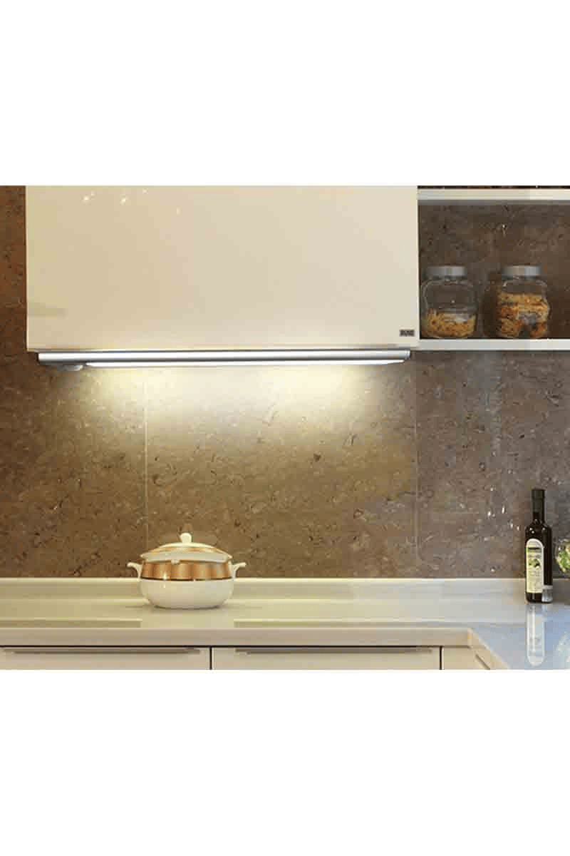 CataCata CT-2464 10w Bella Slim Cabinet Şarjlı Sensörlü Led Yatay Bant Armatür 40cm