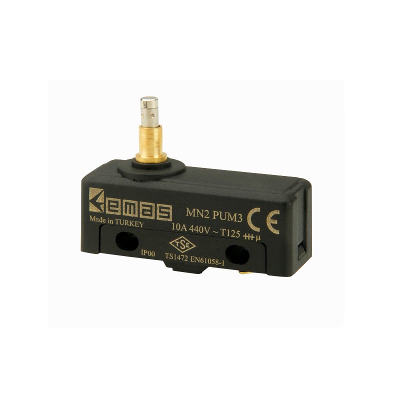 EmasEmas MN2PUM3 Metal İnce Pimli 1CO MN2 Serisi Plastik Mini Switch