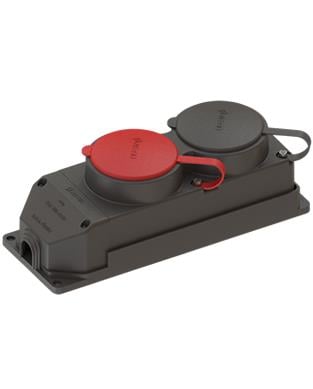 NeadNead 3x25A+1x16A Kauçuk İkili Grup Priz