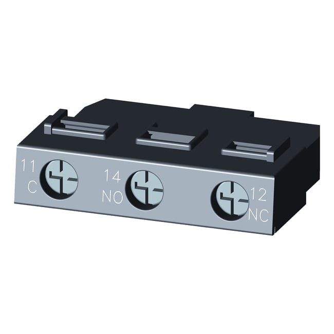 SiemensSiemens 3RV2901-1D 3Rv2 Motor Koruma Şalteri Aksesuarı; Yardımcı Kontak Bloğu; Üstten Yatay Montajlı; 1C/0