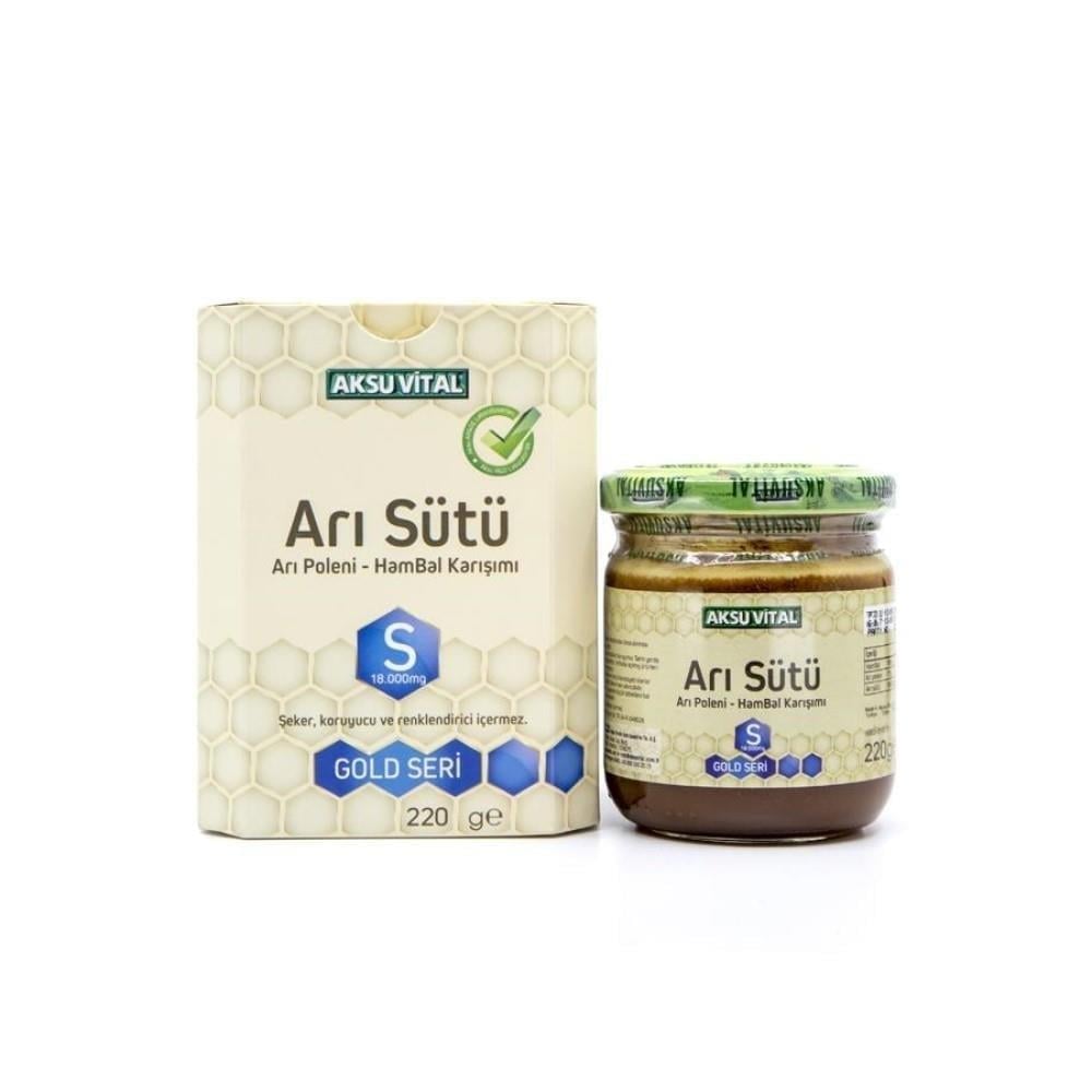 Aksu Vital Arı Sütü Arı Poleni HamBal Karışımı 220g