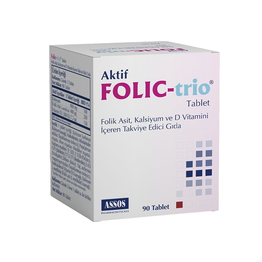 Folic trio 90 Tablet