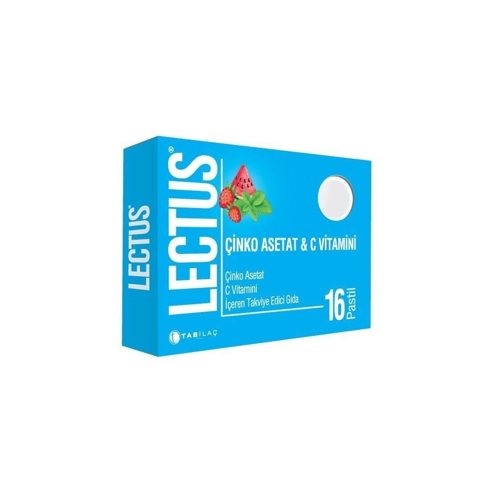 Lectus Pastil Çinko Asetat & C Vitamini